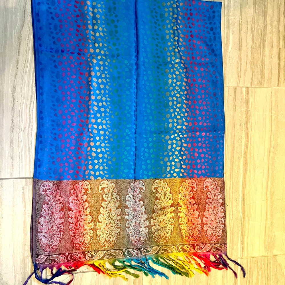Chilean colorful scarf/wrap